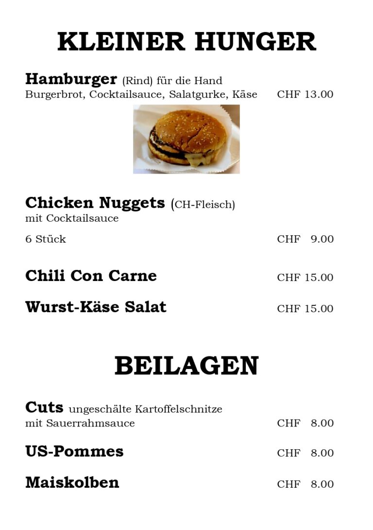 Für den kleinen Hunger